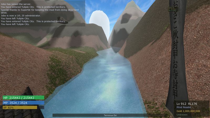 A river running through a steep gorge in Tribes RPG